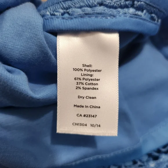 Talbots Floral Crochet Lace Dress - Picture 8 of 8